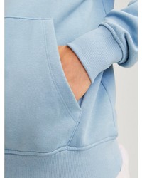 hellblauer Pullover mit einem Kapuze von Jack & Jones