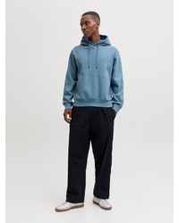 hellblauer Pullover mit einem Kapuze von Jack & Jones