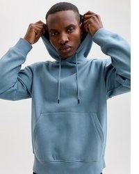 hellblauer Pullover mit einem Kapuze von Jack & Jones