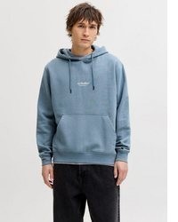 hellblauer Pullover mit einem Kapuze von Jack & Jones