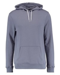 hellblauer Pullover mit einem Kapuze von New Look