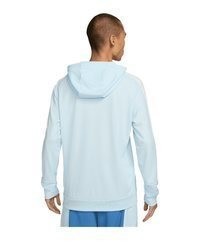 hellblauer Pullover mit einem Kapuze von Nike