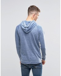 hellblauer Pullover mit einem Kapuze von Bench