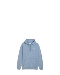 hellblauer Pullover mit einem Kapuze von Puma