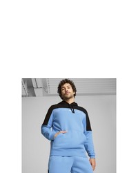 hellblauer Pullover mit einem Kapuze von Puma