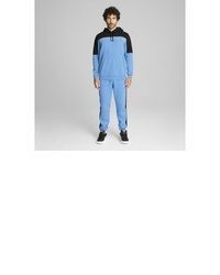 hellblauer Pullover mit einem Kapuze von Puma