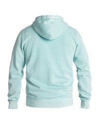 hellblauer Pullover mit einem Kapuze von Quiksilver