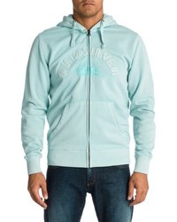 hellblauer Pullover mit einem Kapuze von Quiksilver