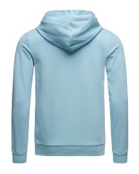 hellblauer Pullover mit einem Kapuze von Redbridge