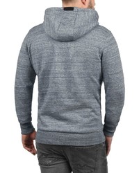 hellblauer Pullover mit einem Kapuze von Solid