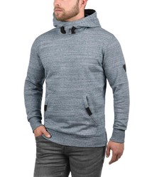 hellblauer Pullover mit einem Kapuze von Solid