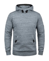 hellblauer Pullover mit einem Kapuze von Solid