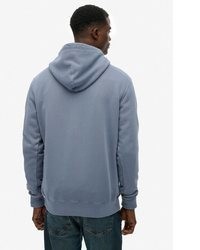 hellblauer Pullover mit einem Kapuze von Superdry