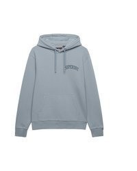 hellblauer Pullover mit einem Kapuze von Superdry