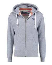 hellblauer Pullover mit einem Kapuze von Superdry