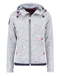hellblauer Pullover mit einem Kapuze von Superdry