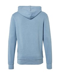hellblauer Pullover mit einem Kapuze von Tom Tailor