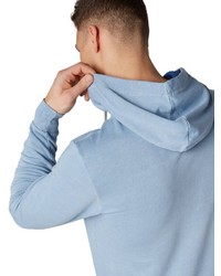 hellblauer Pullover mit einem Kapuze von Tom Tailor