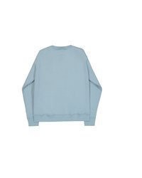 hellblauer Pullover mit einem Rundhalsausschnitt von Alpha Industries