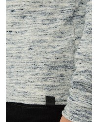 hellblauer Pullover mit einem Rundhalsausschnitt von BLEND