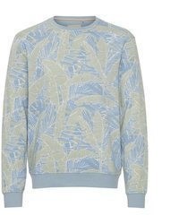 hellblauer Pullover mit einem Rundhalsausschnitt von BLEND