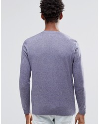 hellblauer Pullover mit einem Rundhalsausschnitt von Asos