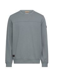 hellblauer Pullover mit einem Rundhalsausschnitt von camel active