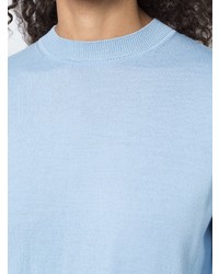 hellblauer Pullover mit einem Rundhalsausschnitt von Adam Lippes