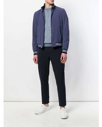 hellblauer Pullover mit einem Rundhalsausschnitt von Z Zegna