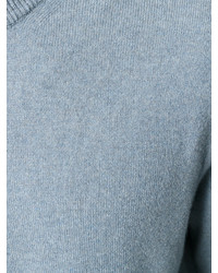 hellblauer Pullover mit einem Rundhalsausschnitt von Paul Smith