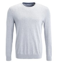 hellblauer Pullover mit einem Rundhalsausschnitt von Esprit