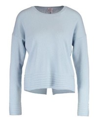 hellblauer Pullover mit einem Rundhalsausschnitt von FTC