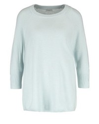 hellblauer Pullover mit einem Rundhalsausschnitt von Jdy