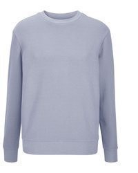 hellblauer Pullover mit einem Rundhalsausschnitt von John Devin