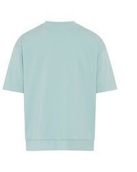 hellblauer Pullover mit einem Rundhalsausschnitt von Lindbergh
