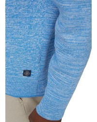 hellblauer Pullover mit einem Rundhalsausschnitt von Marc O'Polo