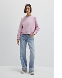 hellblauer Pullover mit einem Rundhalsausschnitt von Mavi