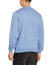 hellblauer Pullover mit einem Rundhalsausschnitt von New Look