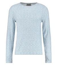 hellblauer Pullover mit einem Rundhalsausschnitt von ONLY & SONS