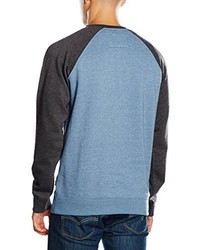 hellblauer Pullover mit einem Rundhalsausschnitt von Quiksilver