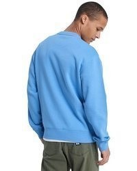 hellblauer Pullover mit einem Rundhalsausschnitt von Quiksilver