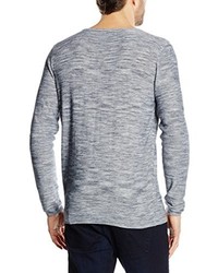 hellblauer Pullover mit einem Rundhalsausschnitt von Tom Tailor Denim