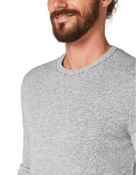 hellblauer Pullover mit einem Rundhalsausschnitt von Tom Tailor Denim