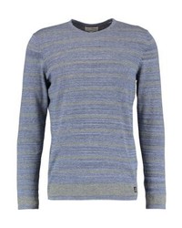 hellblauer Pullover mit einem Rundhalsausschnitt von Tom Tailor