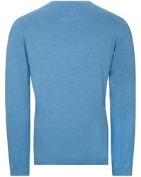 hellblauer Pullover mit einem V-Ausschnitt von BASEFIELD