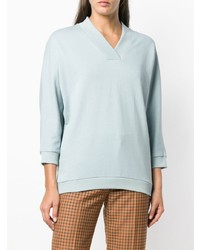 hellblauer Pullover mit einem V-Ausschnitt von Kenzo