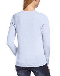 hellblauer Pullover mit einem V-Ausschnitt von Maerz