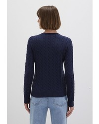 hellblauer Pullover mit einem V-Ausschnitt von Mavi