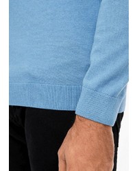 hellblauer Pullover mit einem V-Ausschnitt von s.Oliver