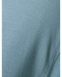 hellblauer Pullover mit einem V-Ausschnitt von Gucci